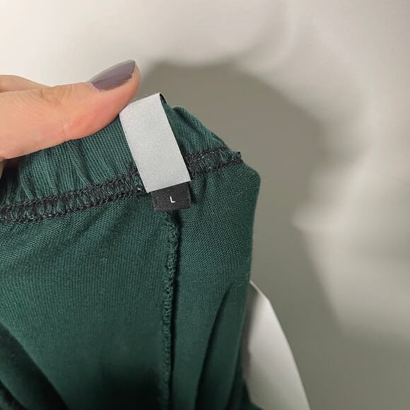 Cynthia Ashby Women's Pants Sz Large Baggie Cuff Green Lagenlook Urban Boho NWT - Picture 7 of 9